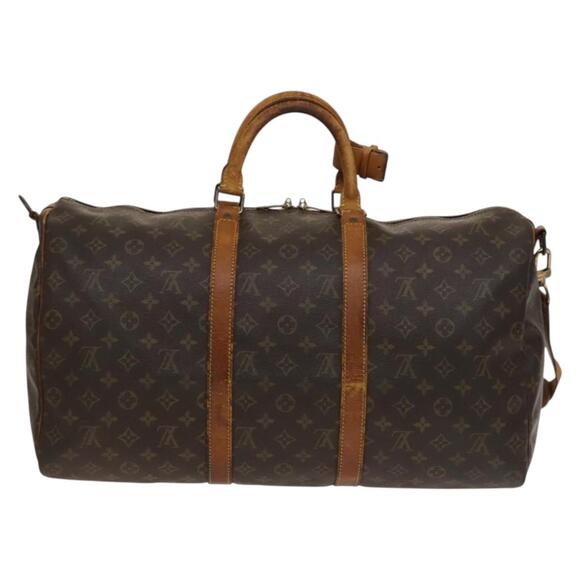 LOUIS VUITTON Monogram Keepall Bandouliere 50 Boston Bag M41416 - Picture 2 of 16